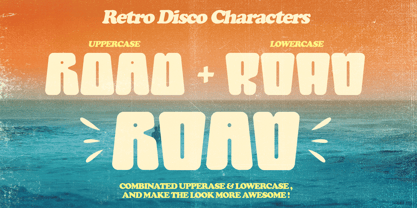 Retro Disco Font Poster 3
