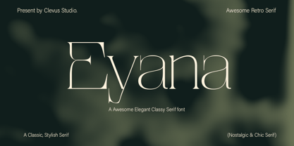 Eyana Font Poster 1