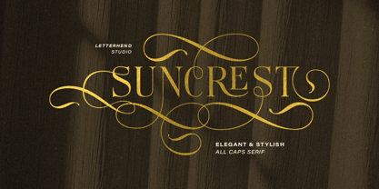 Suncrest Font Poster 1