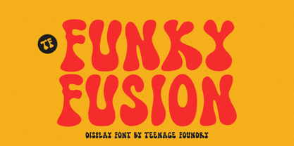 TF Funky Fusion Font Poster 1