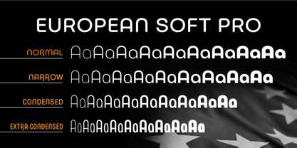 European Soft Pro Font Poster 6