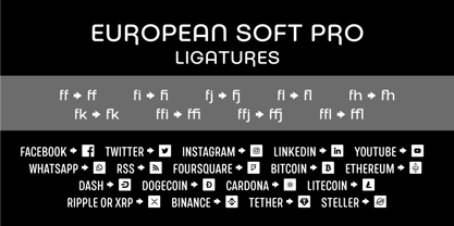 European Soft Pro Fuente Póster 8