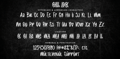 Chill Lock Font Poster 6