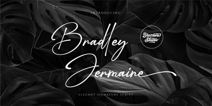 Bradley Jermaine Font Poster 1