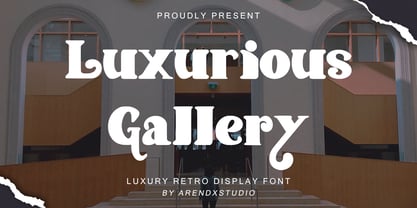 Luxurious Gallery Font Poster 1