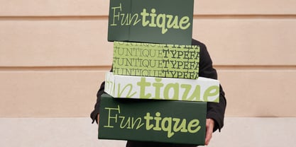 Funtique Typeface Police Poster 4