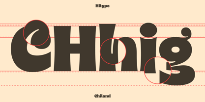 Chiland Font Poster 7