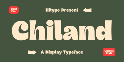 Chiland Font Poster 1