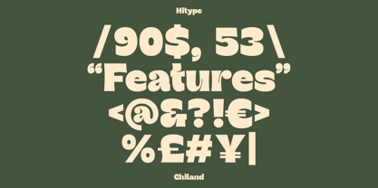 Chiland Font Poster 6