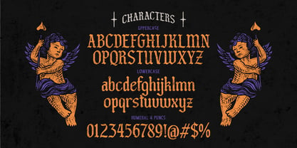 Black Chorola Font Poster 6