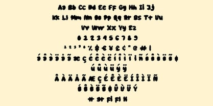 Scrouble Outline Font Poster 6