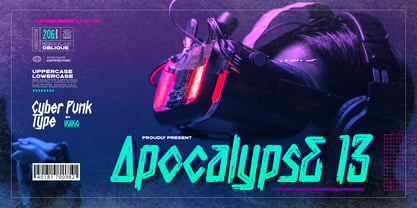 Apocalypse 13 Font Poster 1