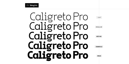 Caligreto Font Poster 2