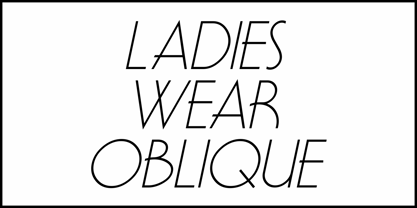 Ladies Wear JNL Font Poster 4
