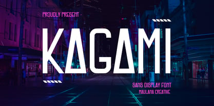 MC Kagami Font Poster 1