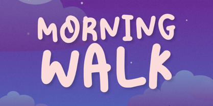 Morning Walk Font Poster 1