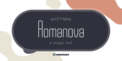 Romanova Font Poster 15