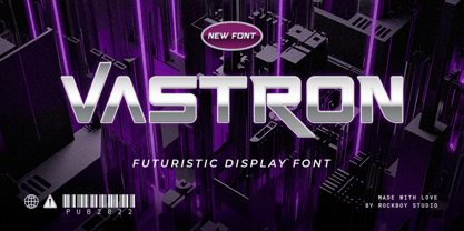 Vastron Font Poster 1