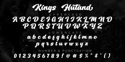 Kings Hutand Font Poster 13