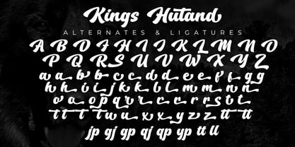Kings Hutand Font Poster 14
