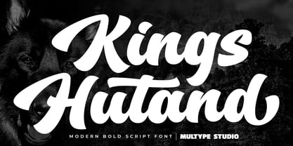 Kings Hutand Font Poster 1