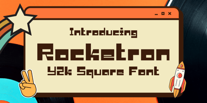 Rocketron Font Poster 1