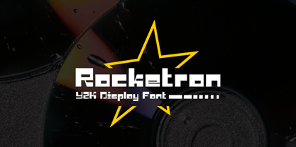 Rocketron Font Poster 12