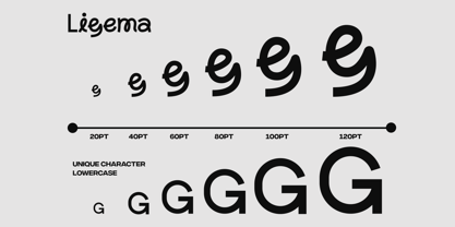 Ligema Font Poster 9