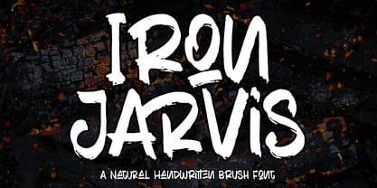Iron Jarvis Font Poster 1