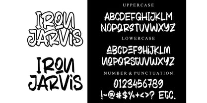Iron Jarvis Font Poster 8