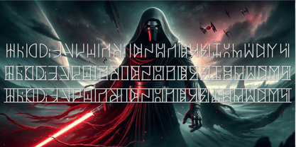 Ongunkan Star Wars UrKittat A Font Poster 3