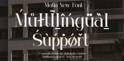 Mofia Font Poster 3