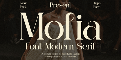 Mofia Font Poster 1