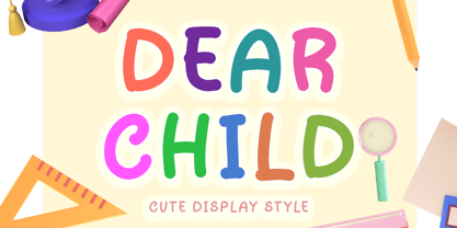 Dear Child Font Poster 1