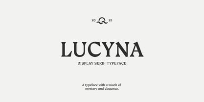 Lucyna Font Poster 12