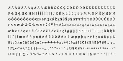 Lucyna Font Poster 10