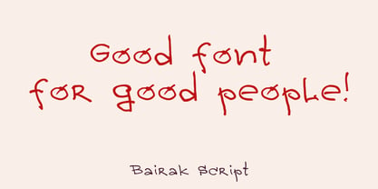 Bairak Script Font Poster 3