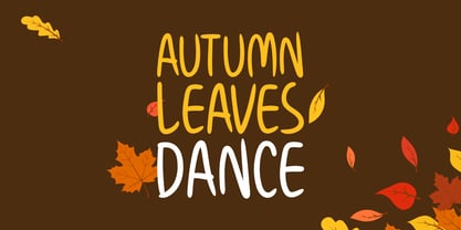 Autumnal Font Poster 2