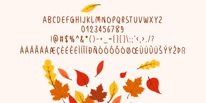 Autumnal Font Poster 5
