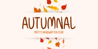 Autumnal Font Poster 1