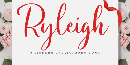 Ryleigh Font Poster 1