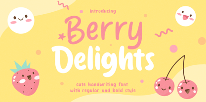 Berry Delights Font Poster 1