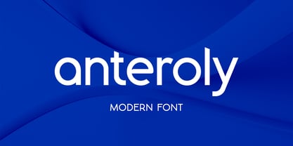 Anteroly Font Poster 1