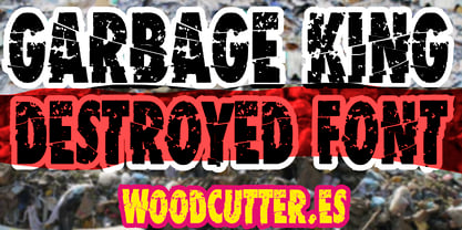 Garbage King Font Poster 1