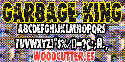 Garbage King Font Poster 3