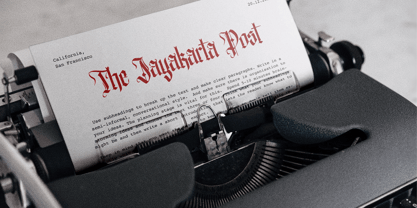 The Godfather Letter Font Poster 5