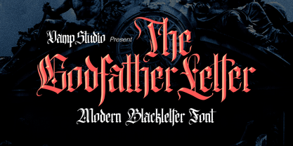 The Godfather Letter Font Poster 1