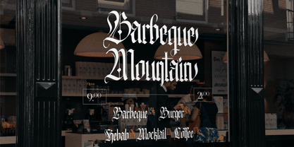 The Godfather Letter Font Poster 4