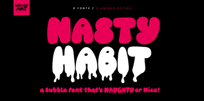 Nasty Habit Font Poster 1