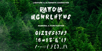 MC Ratth Cilay Font Poster 6